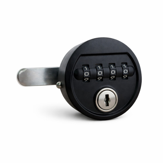 Mechanisches Schloss mit Zahlencode und zentralem Schlüsselsystem