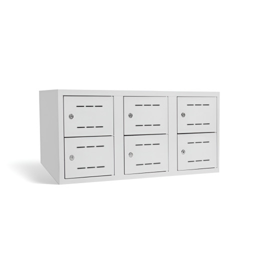 #03 SHOECABINET 3/6 – 6-türiger geteilter Schuhschrank 300 mm