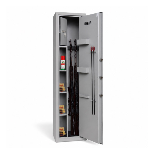 Schrank für 3 Waffen, mit dem Schlüssel verschließbar, 1400/350/300 mm