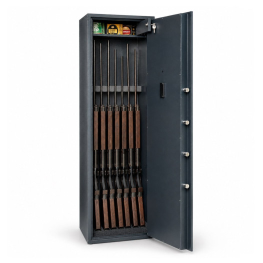 Schrank für 8 Waffen mit elektronischem Schloss, 1500/470/350 mm