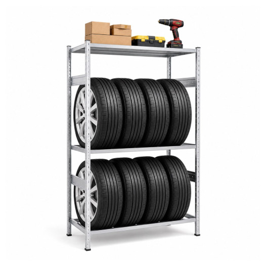 Reifenregal 2000×1060×430 mm, 1 Ablageboden