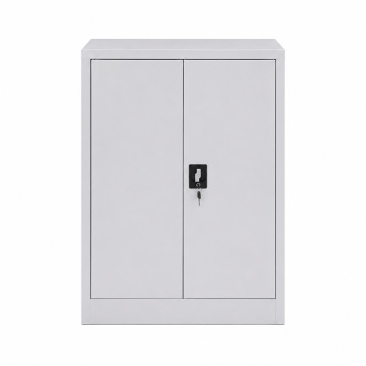 Universeller Metallschrank, 600 mm breit, mit 2 Fachböden (zerlegt)