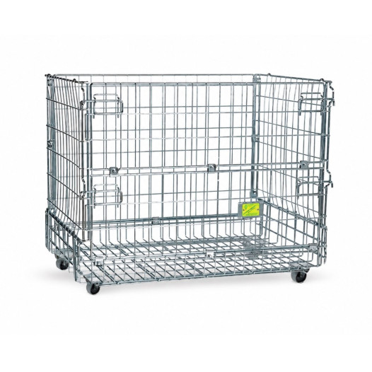 Mobiler Rollcontainer mit 4 Wänden, 1200/1030/800 mm