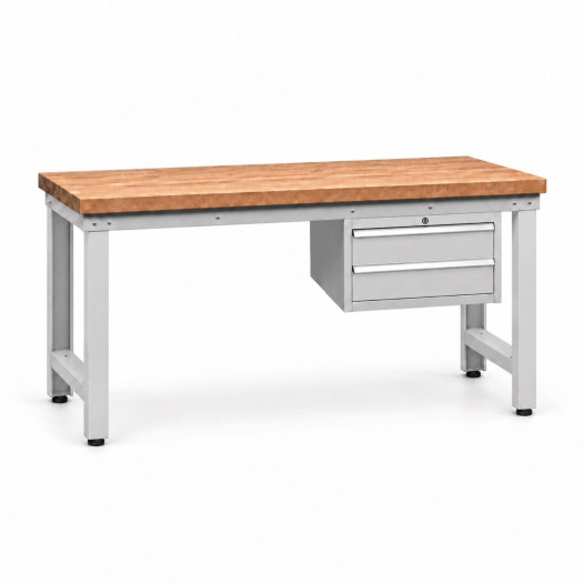 Werkbank mit 2 Hängeschubladen, 1500 mm