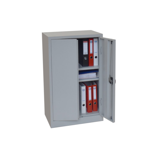 #03 STRONG SUPERSLIM MINI -  Büroschrank oder Werkstattschrank für Akten mit 2 Fachböden, 1000/600/420 mm