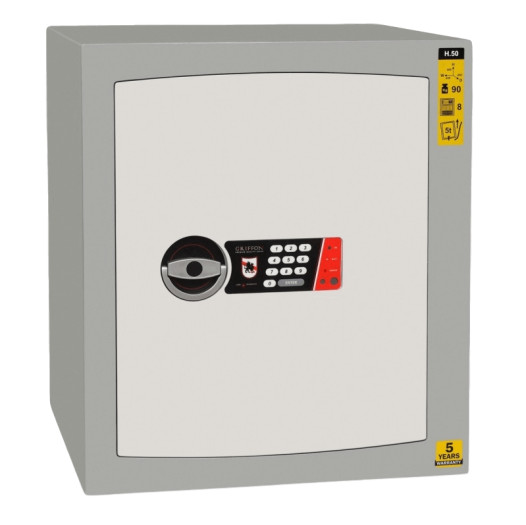 #17 SAFE S50 ELECTRO - Sicherheitsschrank schwarz - weiß, 380/500/365 mm