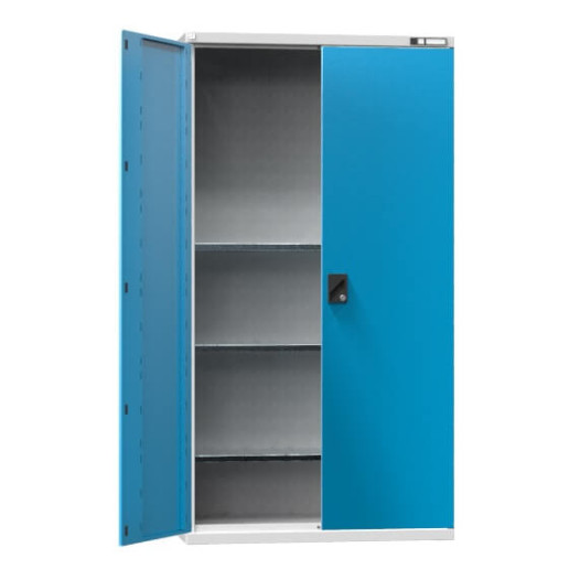 #29 STRONG DEEP MULTI BLUE - Werkstattschrank mit 3 Fachböden, BLAU, 1950x1044x405 mm